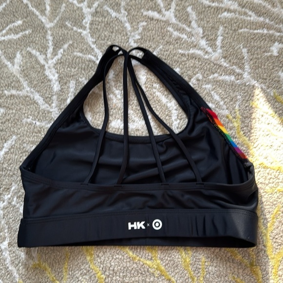 Humankind pride rainbow cross back swimsuit top m - Picture 2 of 3